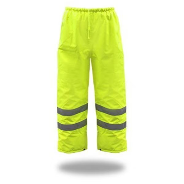 LG YEL Lined Rain Pant, Safety Works, Mfr#: 3NR4000L